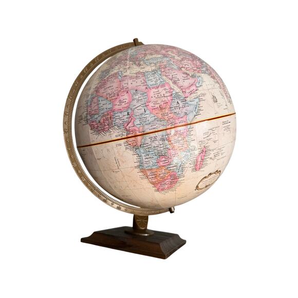 Globe / Map / World / Replogle 12” World Classic Series, Raised Relief / Vintage - Picture 1 of 12